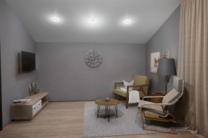 Создание дизайн-проекта интерьера загородного дома