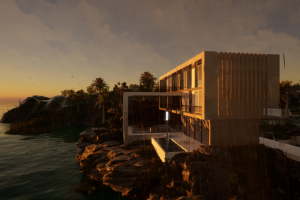 Создание дизайн-проекта интерьера коттеджа. Модерн