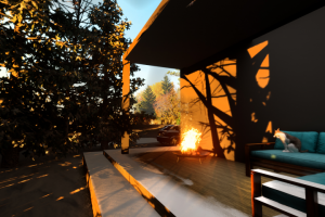 Разработка дизайн проекта барн хауса. 3Д визуализация