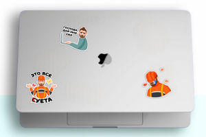 Стикеры для строительной компании.