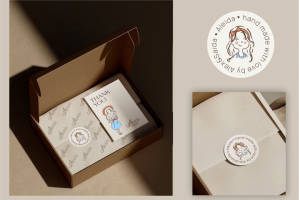 Логотип для бренда детской одежды Aleida