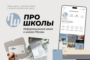 Лого и стиль длф информационного канала «Про школы»