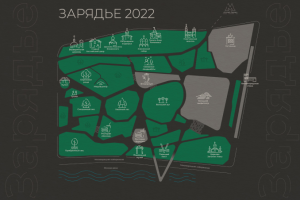 Карта парка Зарядье