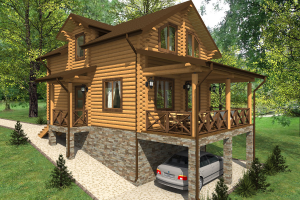 Дом из бревна