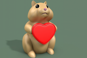 3D модель хомяка.