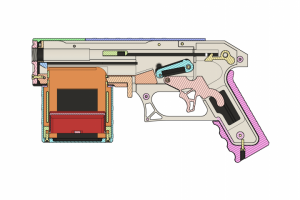 Чертежи пистолета Nerf