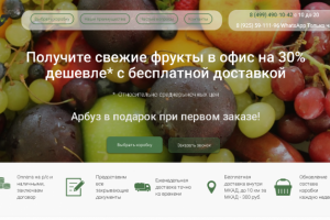 Лендинг для тестирования ниши