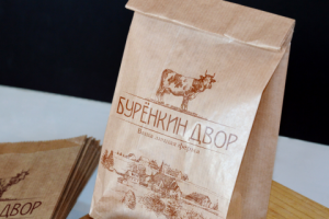 Разработка бренда фермерских магазинов "Буренкин двор"