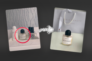 Обработка фотографии духов для Instagram магазина