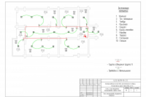 Проект внутреннего электроснабжения небольшого коттеджа