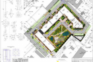 Освещение дворовой территории жилого комплекса