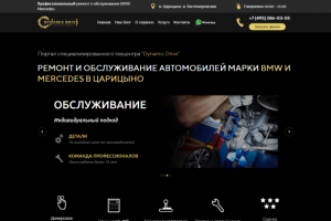 Разработка сайта Dinamic drive