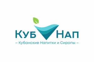 Дизайн логотипа поставщика напитков и сиропов «КубНап»