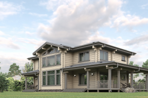 Жилой дом из бруса