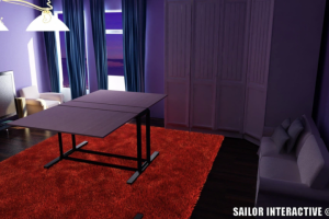 3D визуализация жилой комнаты