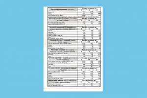 Набор текста с отсканированного листа (построение таблицы)