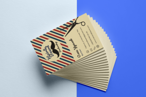 Визитка «Барбершоп»