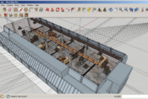 Low-poli модель Арены из игры "S.T.A.L.K.E.R. Тени Чернобыля"