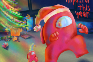 Новогодняя Открытка Амонг ас