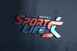 Концепт логотипа для сети фитнес-клубов   sportlife.ua
