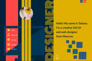 Личный сайт веб-дизайнера