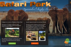 Сайт по поиску экскурсий в дикую природу сафари