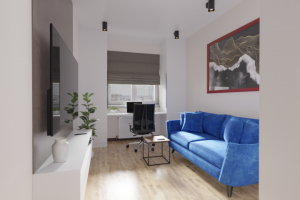 Визуализация комнаты по проекту заказчика