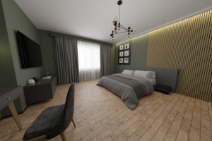 Спальня в стиле модерн