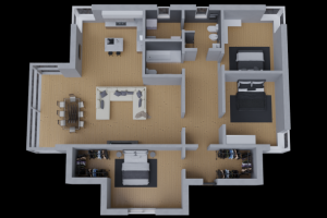 Визуализация дома по чертеж