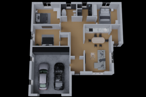 Визуализация дома по чертежу