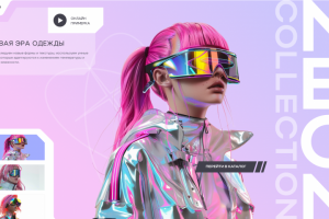 Рекламная инфографика магазина одежды "Neon"