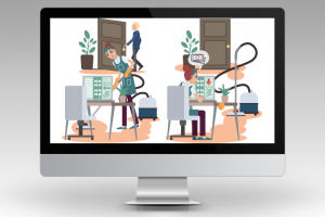 Серия иллюстраций по компьютерной безопасности