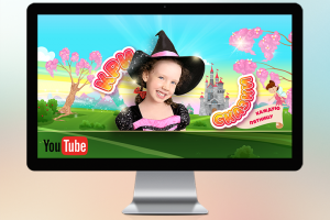 Оформление детского канала на YouTube