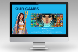 Сайт для игровой компании AWEM GAMES