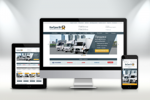 Адаптивный сайт для компании "КомТранс Юг"