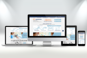 Адаптивный дизайн для компании грузоперевозок