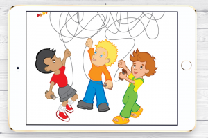 Иллюстрация-головоломка для детского издания