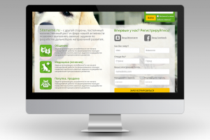 Страница регистрации