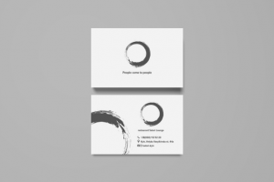 визитки для ресторана "Satory"