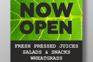 рекламный постер