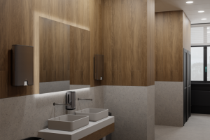 визуализация санузла в офисе