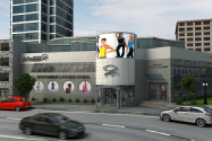 Визуализация экстерьера спортивного магазина