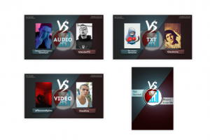 Дизайн 3-х превью и аватара на баттл