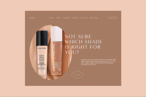 Варианты первого экрана для бьюти-сферы