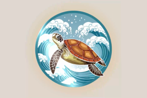 Анимация логотипа с черепахой