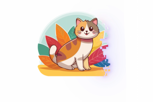 Анимация логотипа с котом