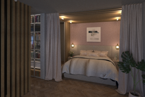 Дизайн-проект квартиры для молодой девушки