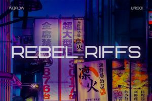Сайт для студии веб-дизайна RebelRiffs