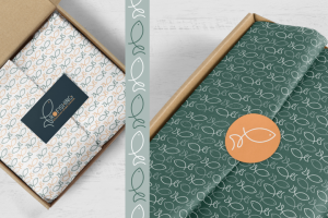 Фирменный стиль для рыболовного магазина "Profishing"