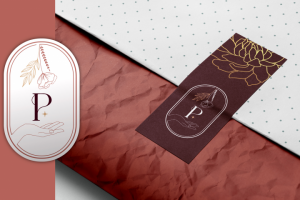 Фирменный стиль флористической студии "Расцветай"